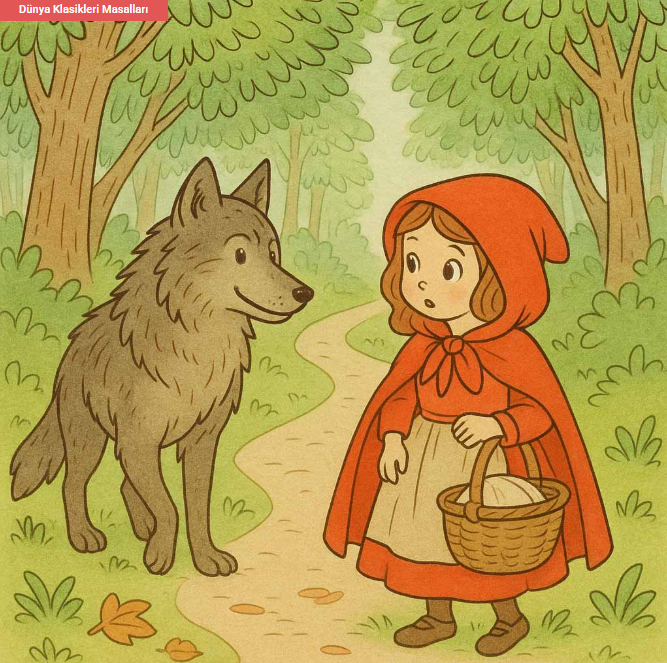 Kırmızı Başlıklı Kız Resmi