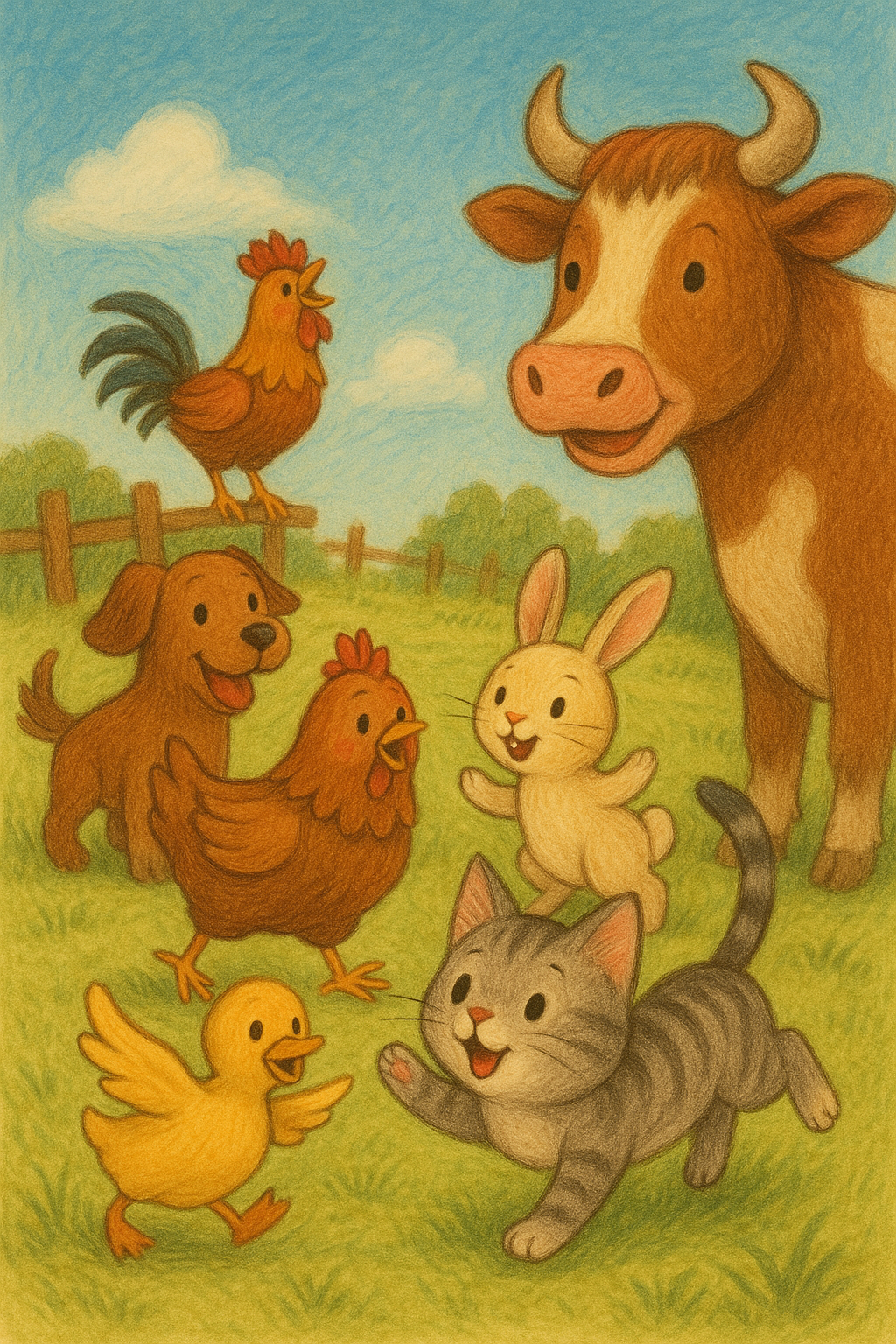 Minik kedi miyav dedi, Resmi